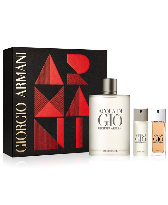 Giorgio Armani Men's 3-Pc. Acqua di Giò Pour Homme Gift Set & Reviews -  Perfume - Beauty - Macy's
