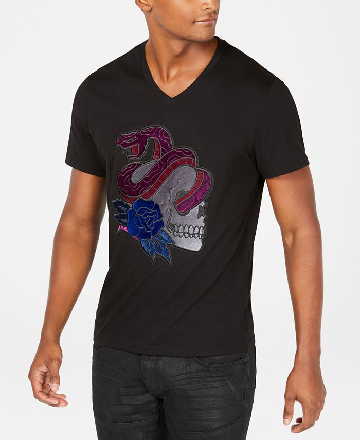 INC International Concepts I.N.C. Men's V-Neck Graphic T-Shirt, Created ...
