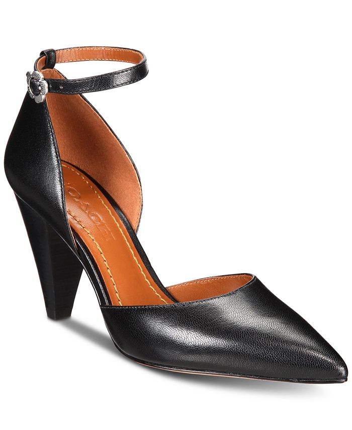 COACH Wynne Ankle Strap Pumps Macy s
