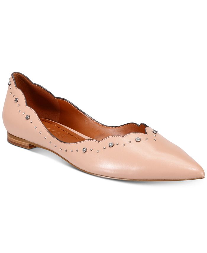 Coach pointed sale flats