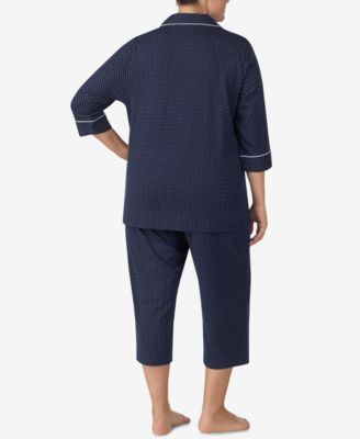 Lauren Ralph Lauren Plus Size Button 