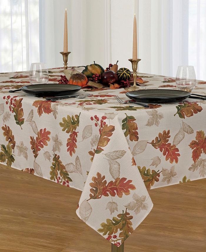 Elrene - Swaying Leaves 60" X 120" Tablecloth