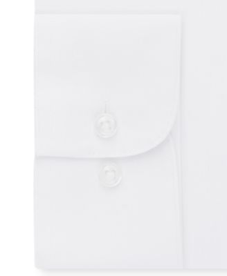 Men's Big & Tall Classic/Regular Fit Wrinkle Free Poplin Solid Dress Shirt