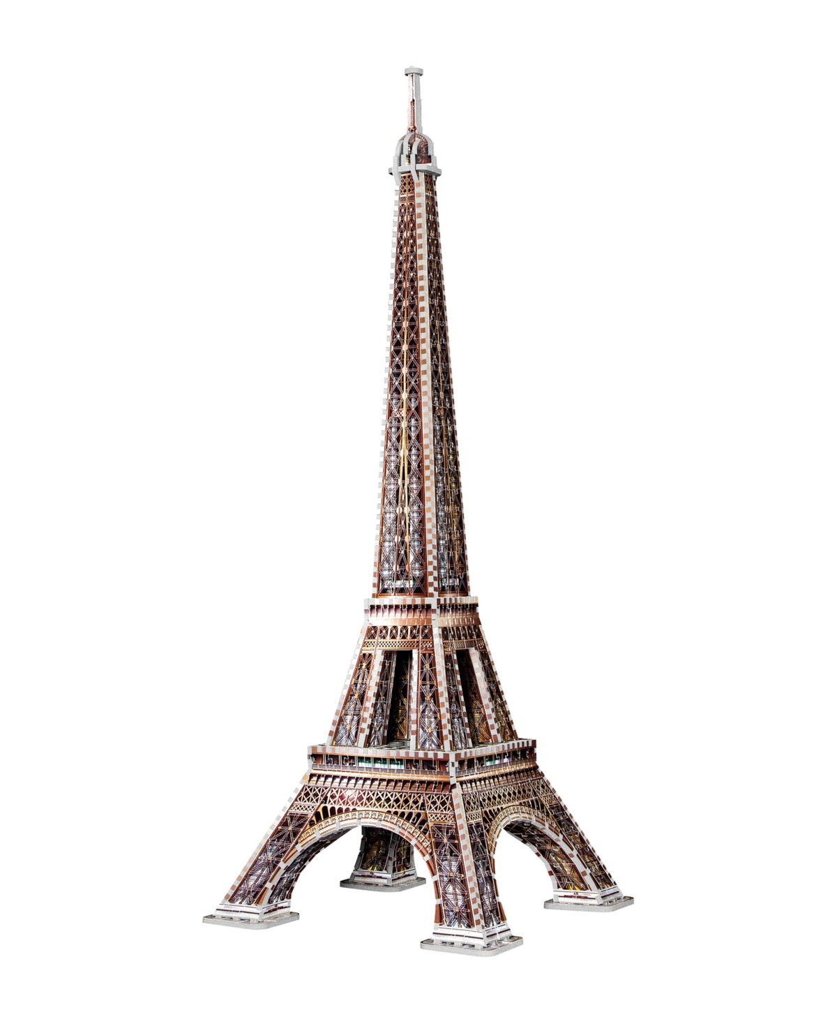 Masterpieces Puzzles Wrebbit Eiffel Tower 3d Puzzle- 816 Pieces In Brown