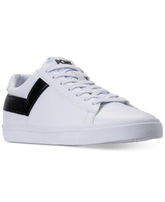 men's pony topstar low casual shoes