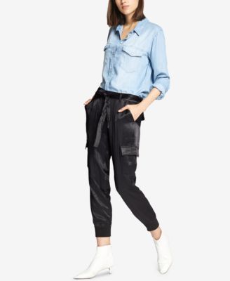 sanctuary precious cargo satin jogger