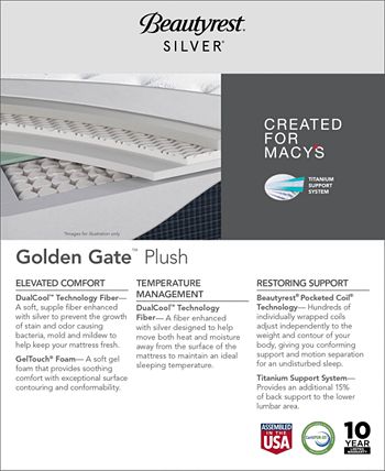 Beautyrest silver golden shop gate luxury firm