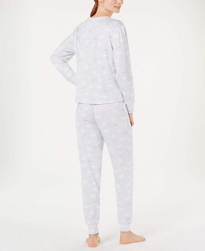 Jenni Soft Printed Knit Pajama Set, Created for Macy's - Macy's