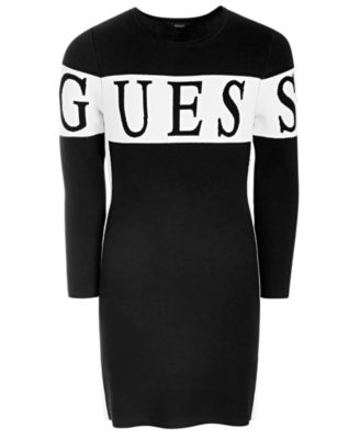 guess black sweater dress