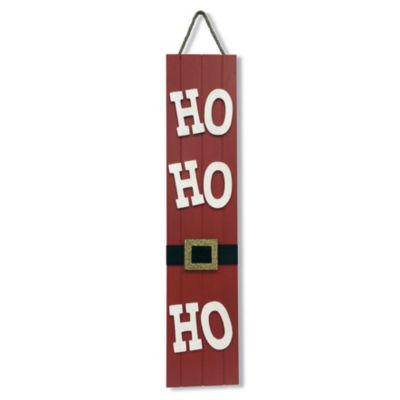 National Tree Company - National Tree 28" Hanging Sign "HoHoHo"