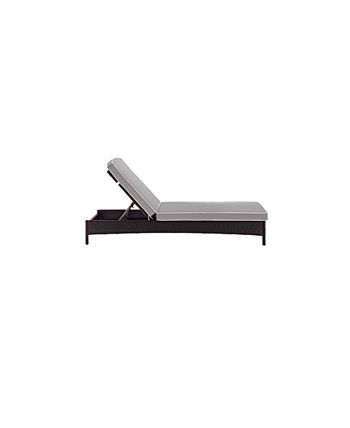 Crosley palm harbor best sale outdoor wicker chaise lounge