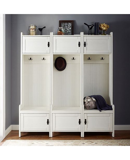 Crosley Fremont 3 Piece Entryway Kit 3 Towers & Reviews Furniture