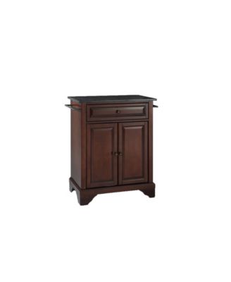 Lafayette Solid Granite Top Portable Kitchen Island