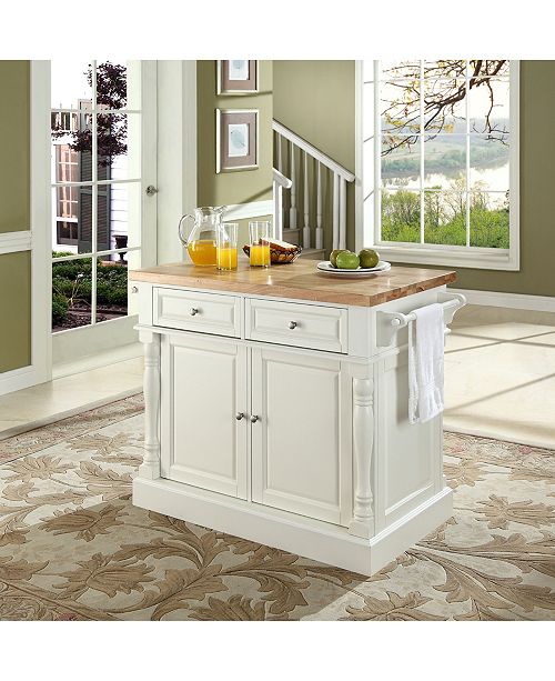 Crosley Oxford Butcher Block Top Kitchen Island Reviews