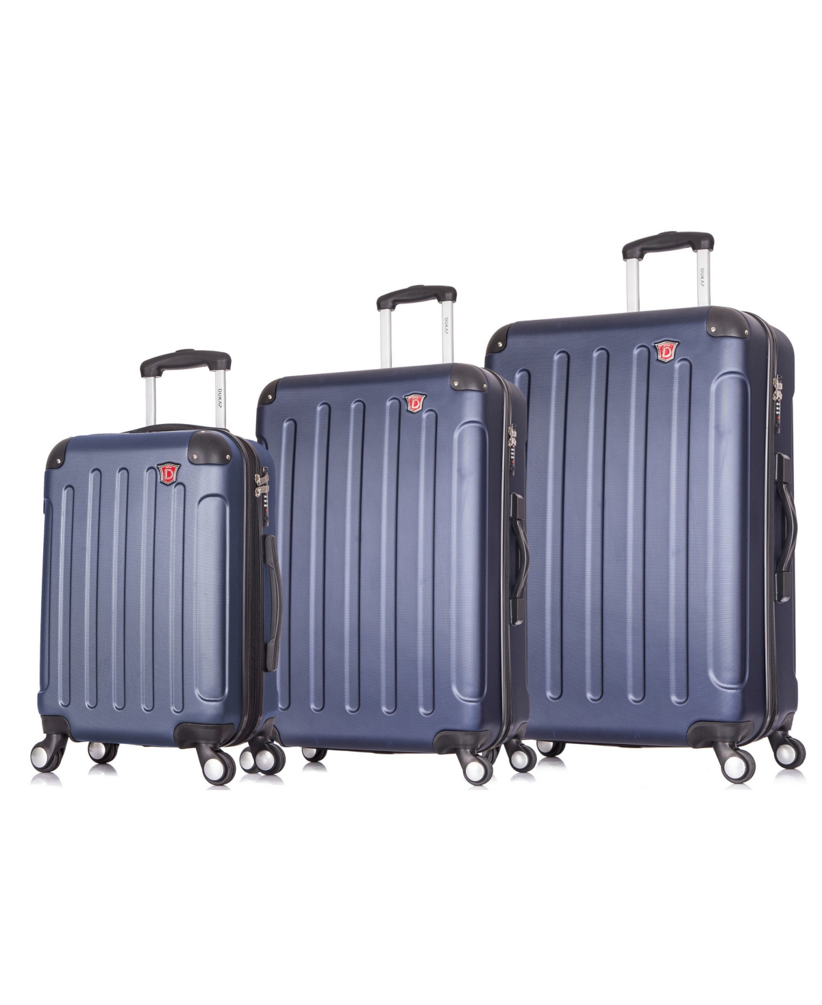 Intely 3-Pc. Hardside Tech Luggage Set - Grey