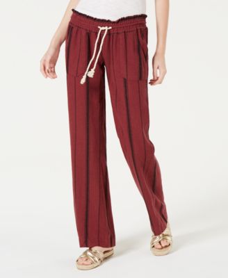 Roxy - Juniors' Oceanside Striped Soft Pants