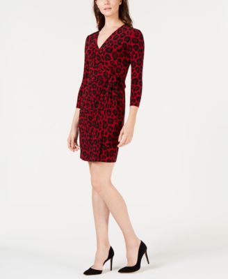 anne klein animal print dress