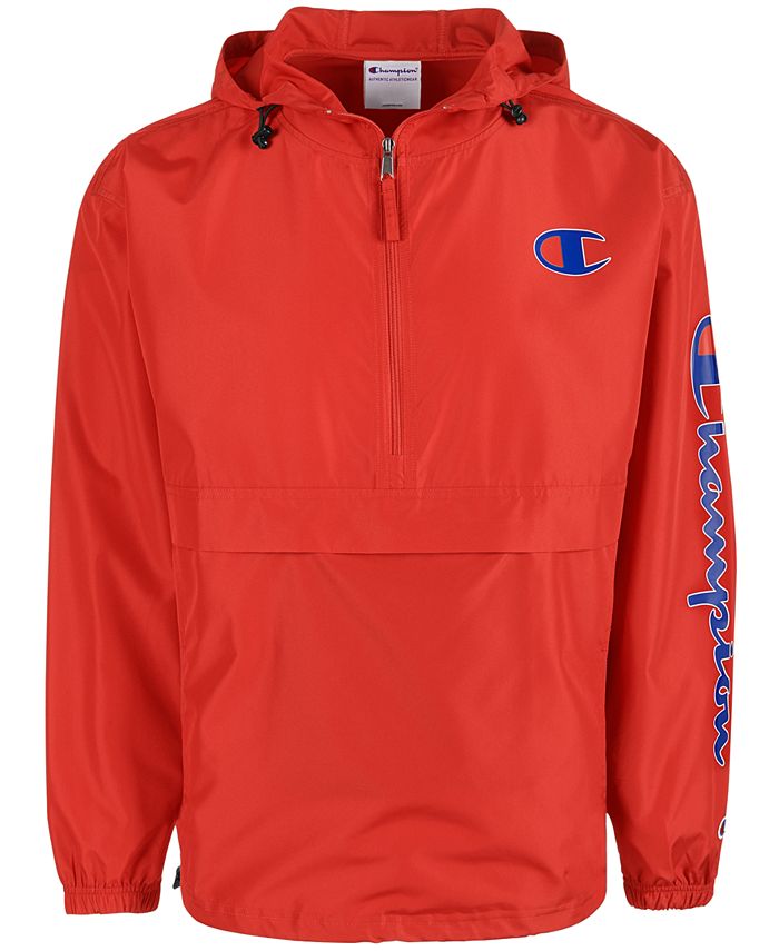 Champion orange windbreaker clearance