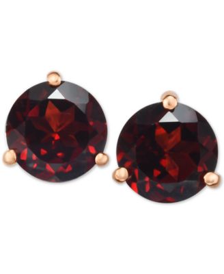 macys garnet earrings