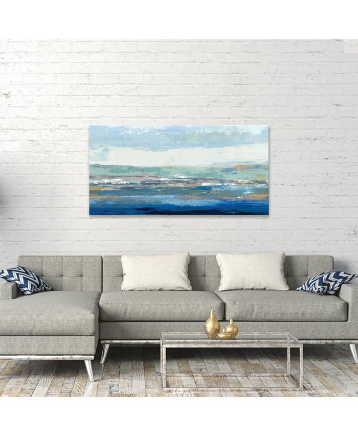 Artissimo Designs Big Wave Hand Embellished Canvas Macy's