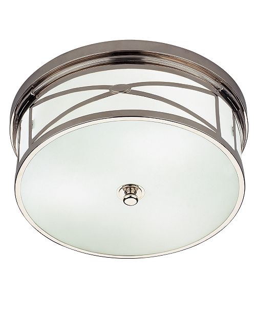 Robert Abbey Chase Polished Nickel Flush Mount & Reviews ...