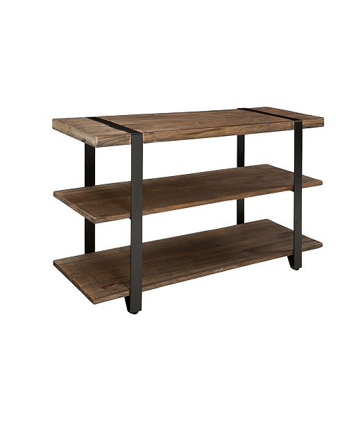 Alaterre Furniture Modesto 48"L Reclaimed Wood Media/Console Table