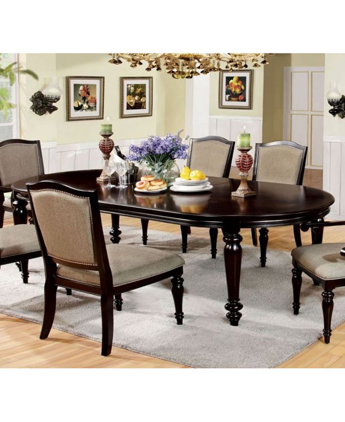 Benzara Transitional 7 Piece Dining Table Set Macy's