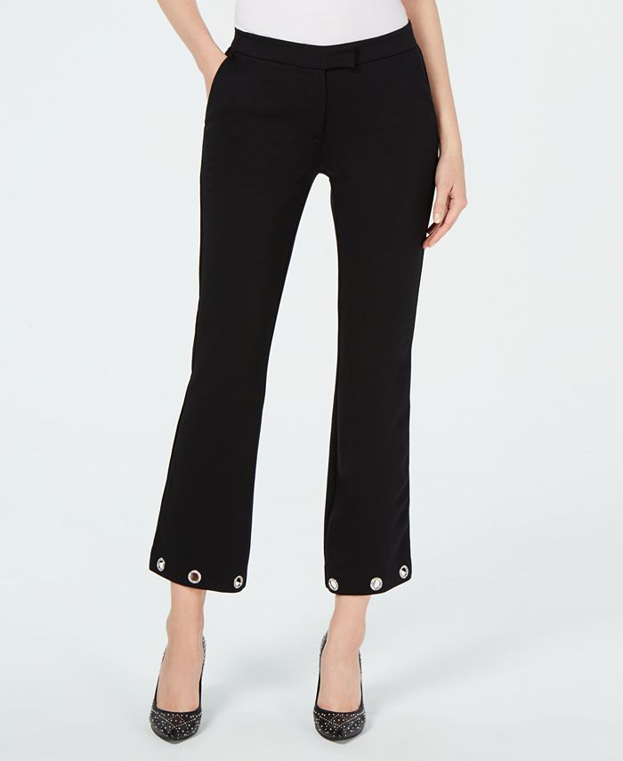 Michael Kors Grommet-Cuff Cropped Pants, in Regular and Petite Sizes ...
