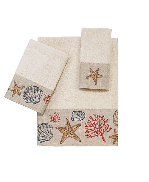 Avanti Sea Treasure Embroidered Hand Towel & Reviews Bath Towels
