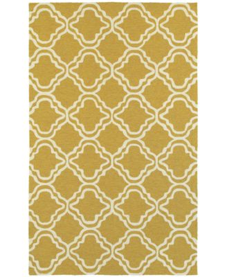 Oriental Weavers - Atrium Indoor/Outdoor 51112 Gold/Ivory 5' x 8' Area Rug