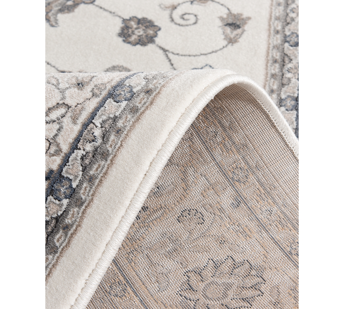 Mink Home Largo Isfahan 3'3" X 5'3" Area Rug In White