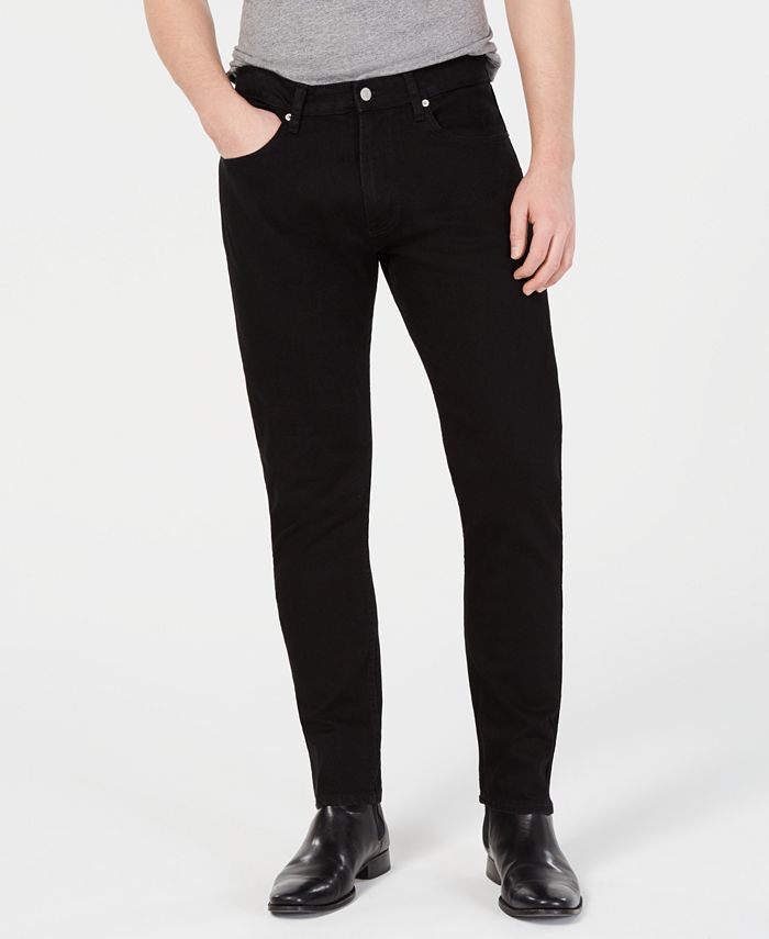 Calvin Klein Jeans Men's Slim-Fit Black Jeans - Macy's