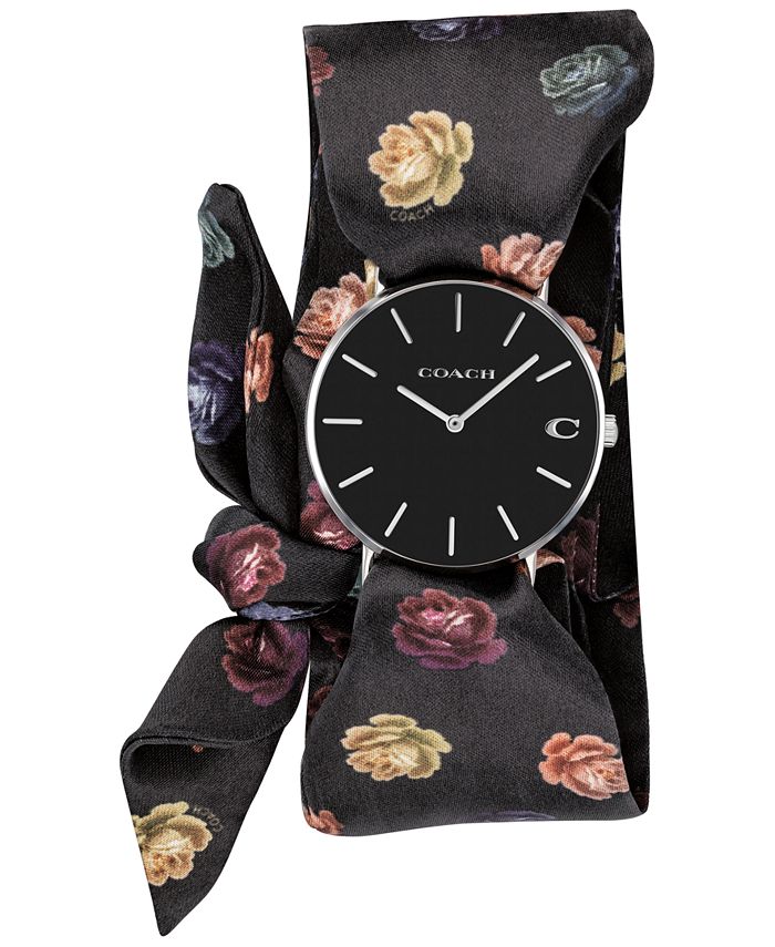 Coach discount scarf watch