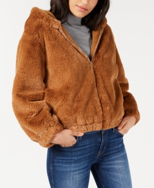 Arabella faux fur hooded jacket on sale