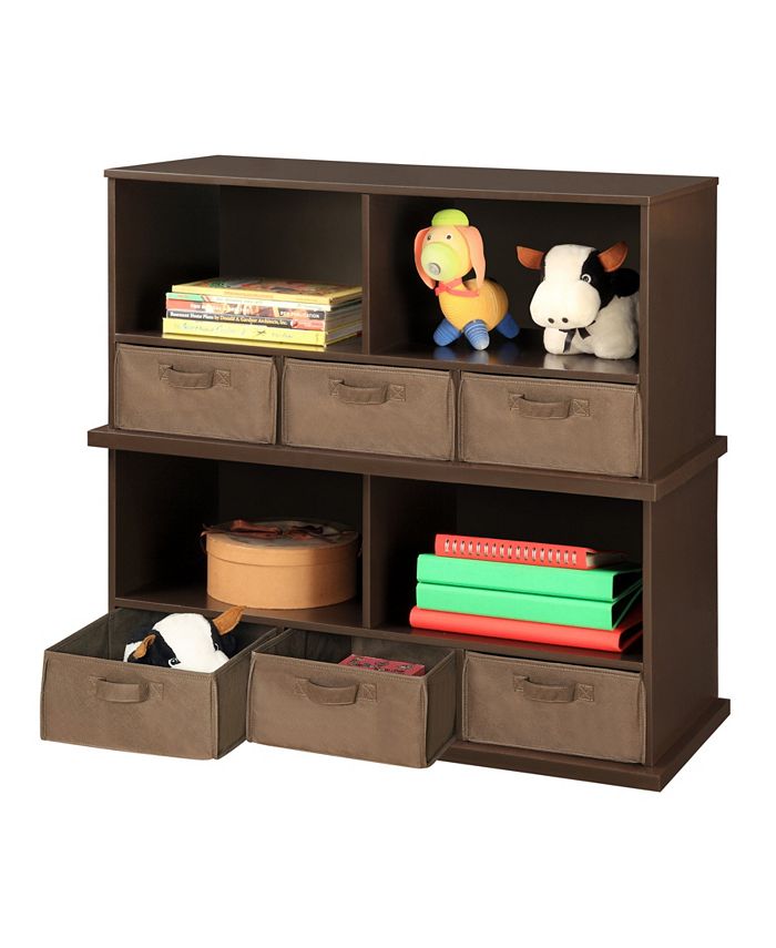 Badger Basket Stackable Shelf Storage Cubby With Three Baskets Macy's