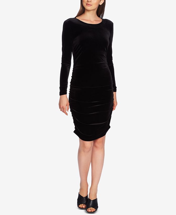 1.STATE Open Back Velvet Dress Macy s