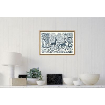 Forest Life I by Miranda Thomas Canvas Framed Art