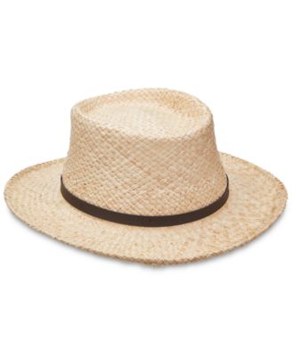 Scala Men s Raffia Gambler Hat Macy s