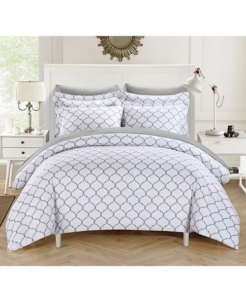 Chic Home Brooklyn 3 Pc King Duvet Cover Set & Reviews Home Macy's