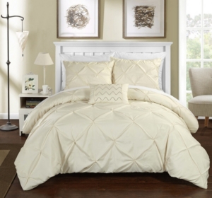 Chic Home Daya 4 Pc Queen Duvet Cover Set Bedding