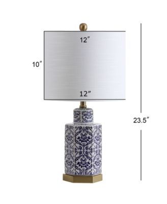 Diana 23.5" Ginger Jar Ceramic,Metal LED Table Lamp