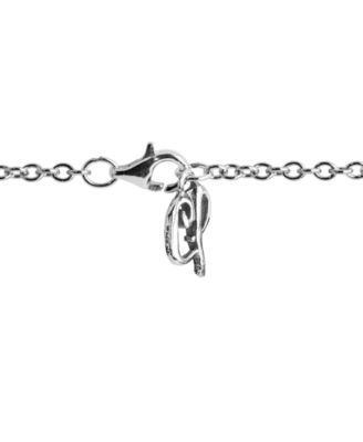 Macy's Carolyn Pollack Turquoise Necklace in Sterling Silver