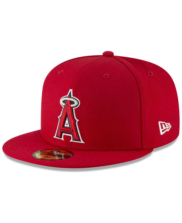 New Era Los Angeles Angels Jersey Custom 59FIFTY Fitted Cap - Macy's