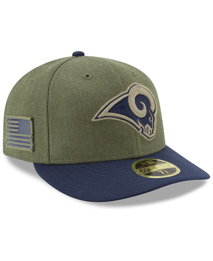 New Era Los Angeles Rams Salute To Service Low Profile 59FIFTY