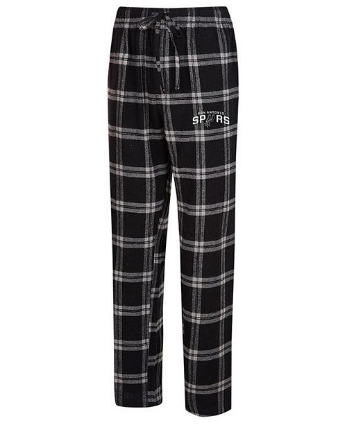 Concepts Sport Men S San Antonio Spurs Homestretch Flannel Sleep Pants Reviews Sports Fan Shop By Lids Men Macy S