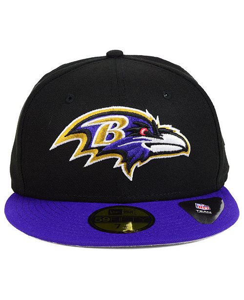 New Era Baltimore Ravens Team Basic 59FIFTY Fitted Cap & Reviews ...