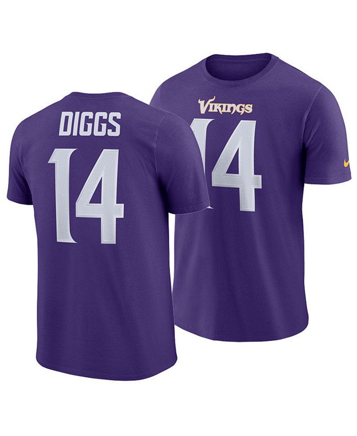 Nike Men's Stefon Diggs Minnesota Vikings Pride Name and Number Wordmark T- Shirt - Macy's