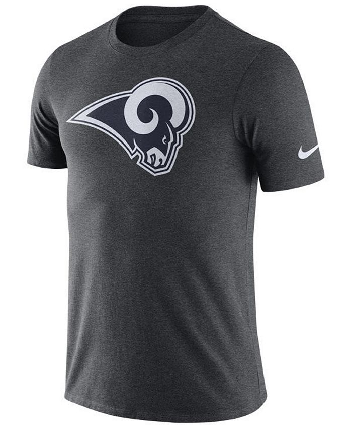 Nike Men's Los Angeles Rams Dri-Fit Cotton Essential Logo T-Shirt - Macy's
