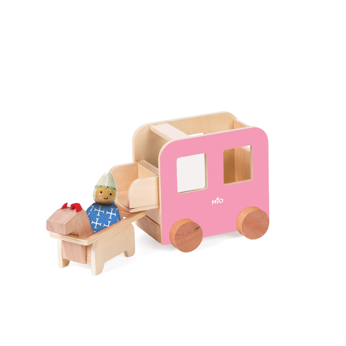 Manhattan Toy Company Manhattan Toy Mio Wooden Carriage Horse 1 Person Imaginative Play Kit In Multi