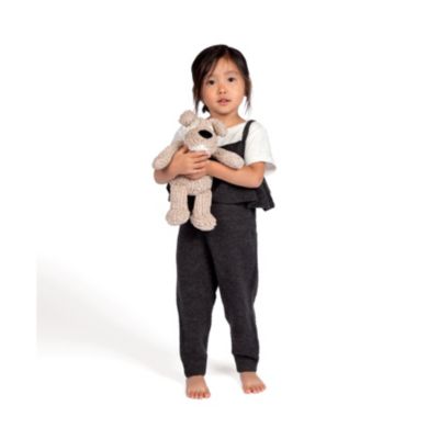 Manhattan Toy Mon Ami Lucky Stuffed Dog – 9 Inch Plush Puppy, Soft Black & White Fur, Weighted Legs, Safety Tested